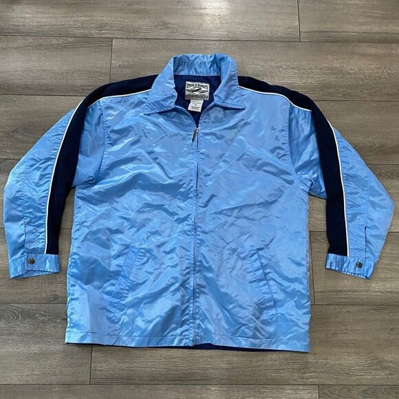 Steve & Barry's Nylon Jacket Sixe XL Full Zip Blue - Picture 1 of 6